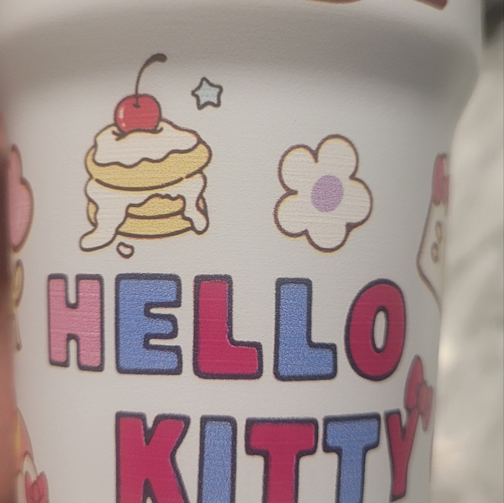 Stanley IceFlow Flip Straw 30oz Hello Kitty White Travel Tumbler With Flip Straw - Picture 8 of 10